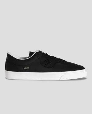 Converse CONS Louie Lopez Pro Leather Low Tops Shoes Black | CV-189UTA