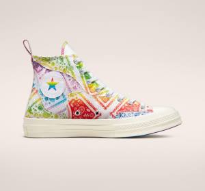 Converse Chuck 70 Pride High Tops Shoes White / Red | CV-904TOV