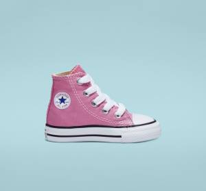 Converse Chuck Taylor All Star Classic High Tops Shoes Pink | CV-740OTD