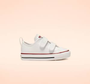 Converse Chuck Taylor All Star Easy-On Leather Low Tops Shoes White | CV-480JGH