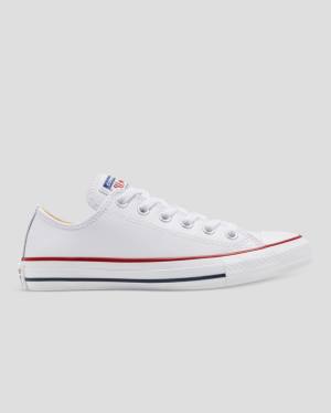 Converse Chuck Taylor All Star Leather Low Tops Shoes White | CV-325FLN