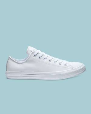 Converse Chuck Taylor All Star Leather Low Tops Shoes White | CV-359GMA