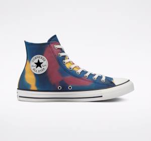 Converse Chuck Taylor All Star Tie-Dye High Tops Shoes Blue / Multicolor | CV-159HMK