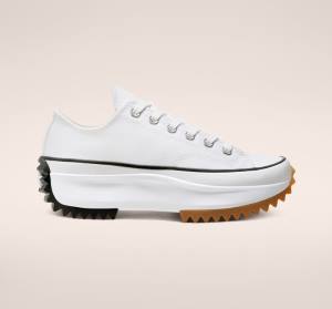 Converse Run Star Hike Platform Low Tops Shoes White / Black | CV-304HIG