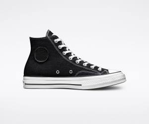 Converse Stussy Chuck 70 High Tops Shoes Black / White | CV-794TON