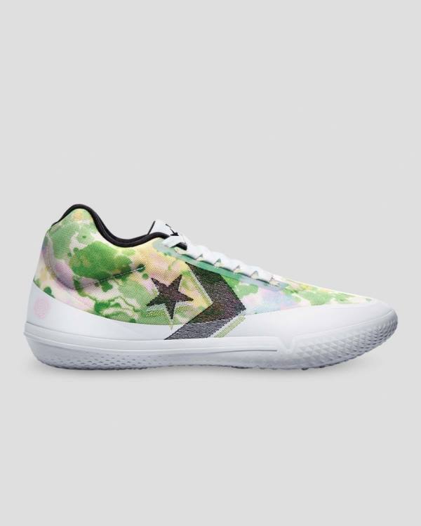 Converse All Star Pro BB Evo Petal To The Metal High Tops Shoes White Pink Green | CV-871XWC