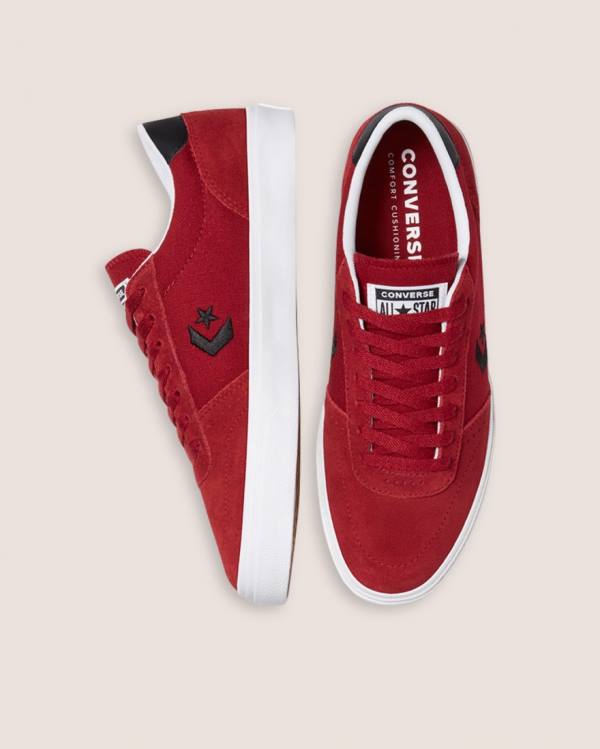 Converse Boulevard Suede Low Tops Shoes Red | CV-345PFU