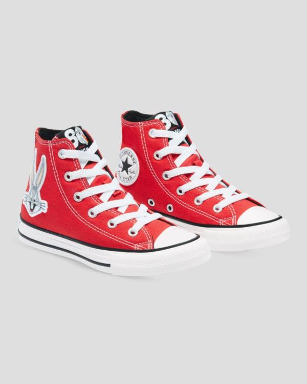 Converse Bugs Bunny Chuck Taylor All Star High Tops Shoes Red | CV-381GBI