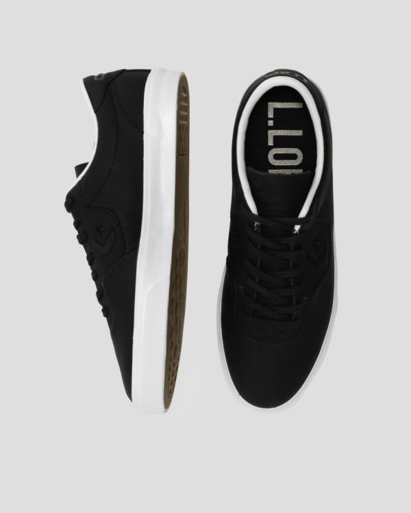 Converse CONS Louie Lopez Pro Leather Low Tops Shoes Black | CV-861XOY