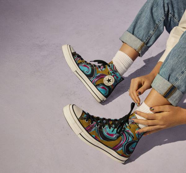 Converse Chuck 70 '90s Marbled High Tops Shoes Turquoise | CV-761LRM