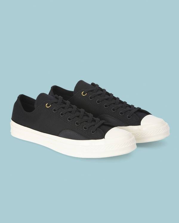 Converse Chuck 70 Clean N Preme Low Tops Shoes Black | CV-591DSP