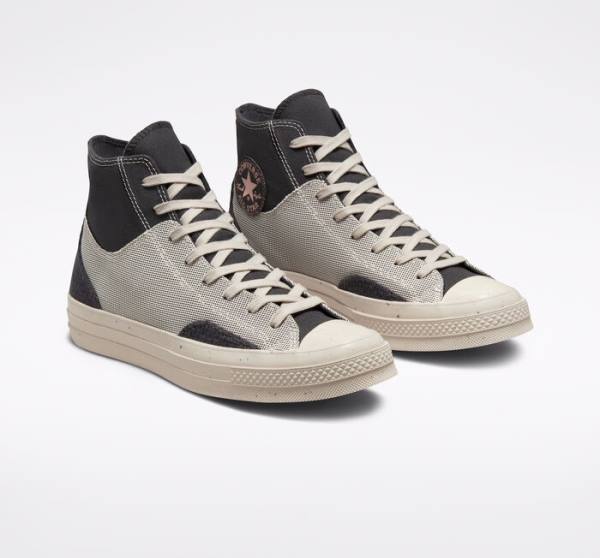 Converse Chuck 70 Crafted Canvas High Tops Shoes Brown | CV-104FUX