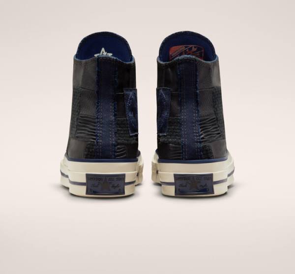 Converse Chuck 70 It's Possible High Tops Shoes Black / Navy | CV-486PHC