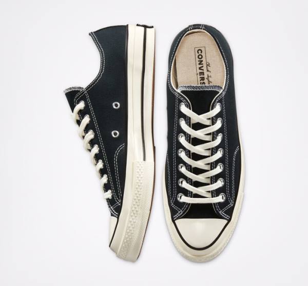 Converse Chuck 70 Low Tops Shoes Black | CV-957XCQ