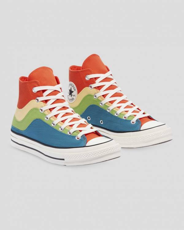 Converse Chuck 70 National Parks High Tops Shoes Orange Green Blue | CV-850LMQ