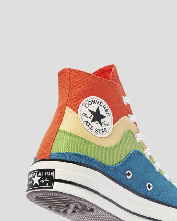 Converse Chuck 70 National Parks High Tops Shoes Orange Green Blue | CV-850LMQ