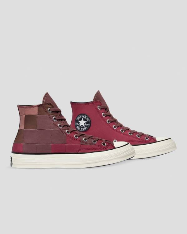 Converse Chuck 70 Natural Dye High Tops Shoes Burgundy | CV-768QSN