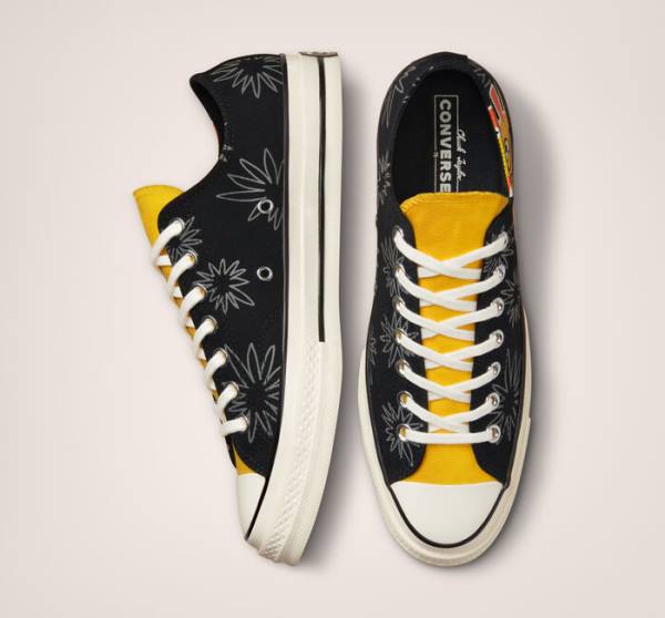 Converse Chuck 70 Sunny Floral Low Tops Shoes Black | CV-602TGR