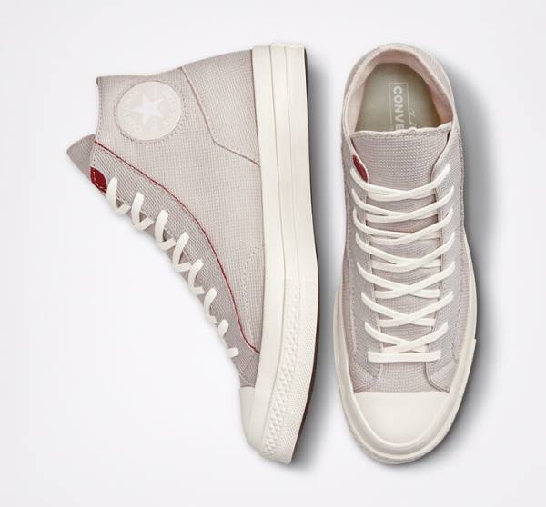 Converse Chuck 70 Tearaway High Tops Shoes Light Silver / Pink | CV-726UZL