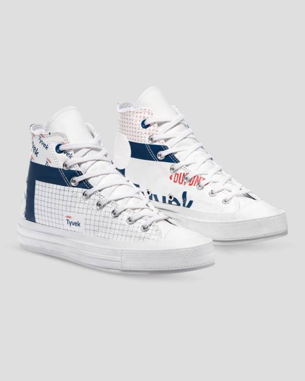 Converse Chuck 70 Tyvek High Tops Shoes White | CV-125CIX