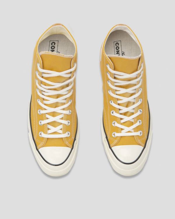 Converse Chuck 70 Vintage Canvas High Tops Shoes Yellow | CV-269AQD