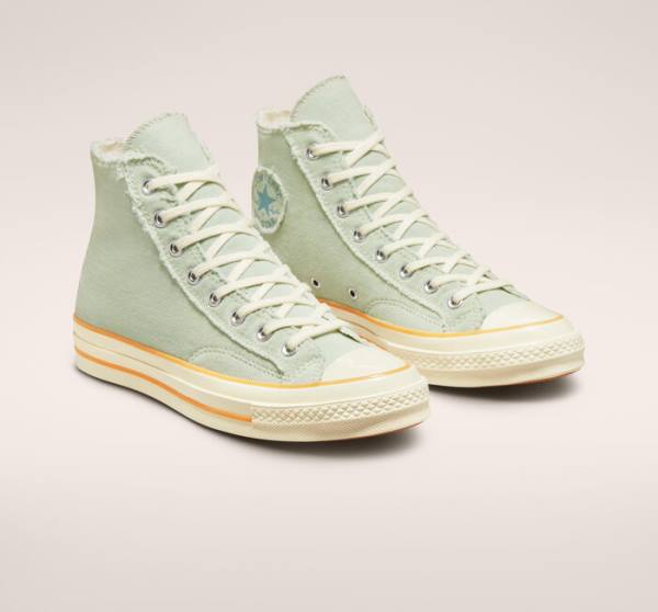 Converse Chuck 70 Washed Denim High Tops Shoes Light Blue / Indigo | CV-341YBW