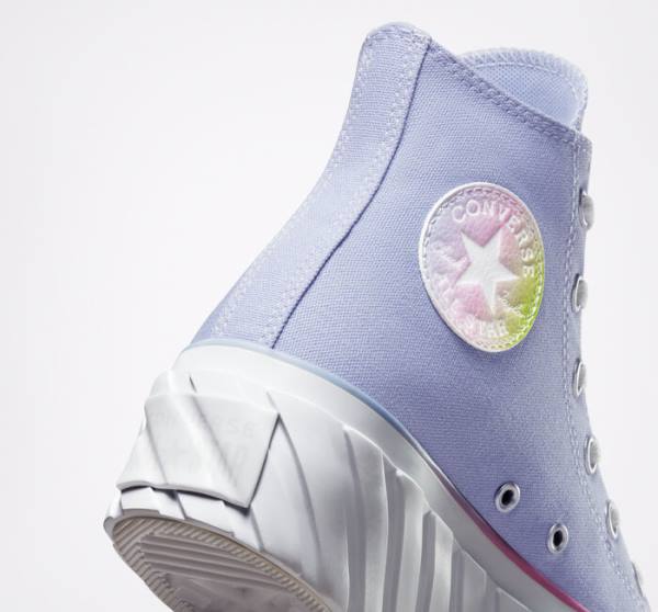 Converse Chuck Taylor All Star 2X Lift Platform Pastel Gradient High Tops Shoes Blue / White | CV-216BPU