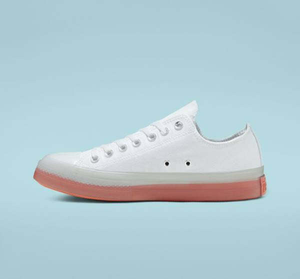 Converse Chuck Taylor All Star CX Low Tops Shoes White / White / Mango | CV-326LJI