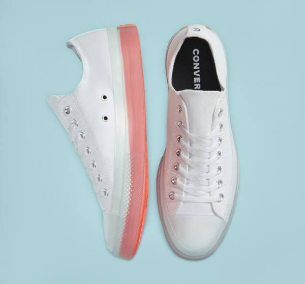 Converse Chuck Taylor All Star CX Low Tops Shoes White / White / Mango | CV-326LJI