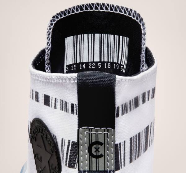 Converse Chuck Taylor All Star CX Translucent Barcode High Tops Shoes White / Black | CV-217TXV