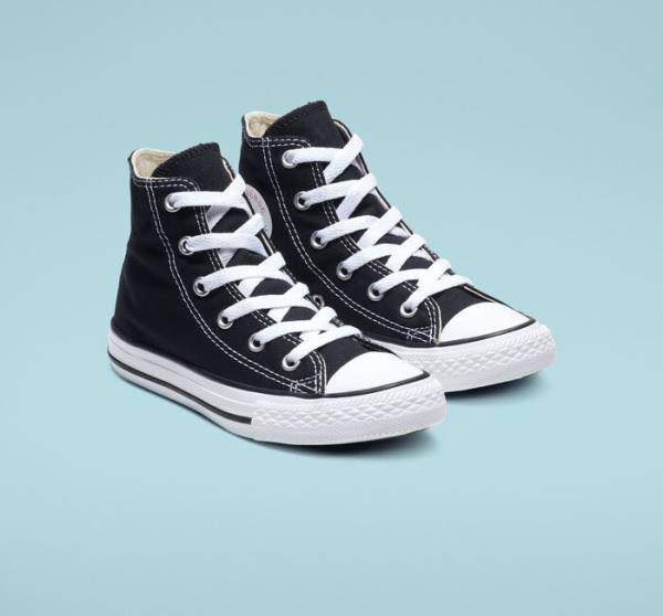 Converse Chuck Taylor All Star Classic High Tops Shoes Black | CV-265TDY