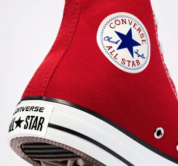 Converse Chuck Taylor All Star Classic High Tops Shoes Red | CV-271DLY