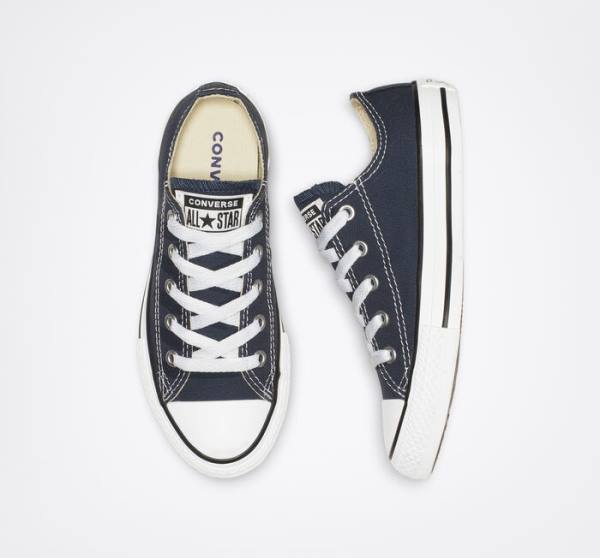 Converse Chuck Taylor All Star Classic Low Tops Shoes Navy | CV-609UOJ