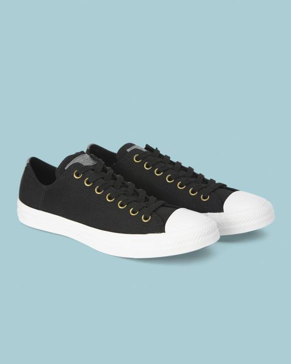 Converse Chuck Taylor All Star Clean N Preme Low Tops Shoes Black | CV-650LIC