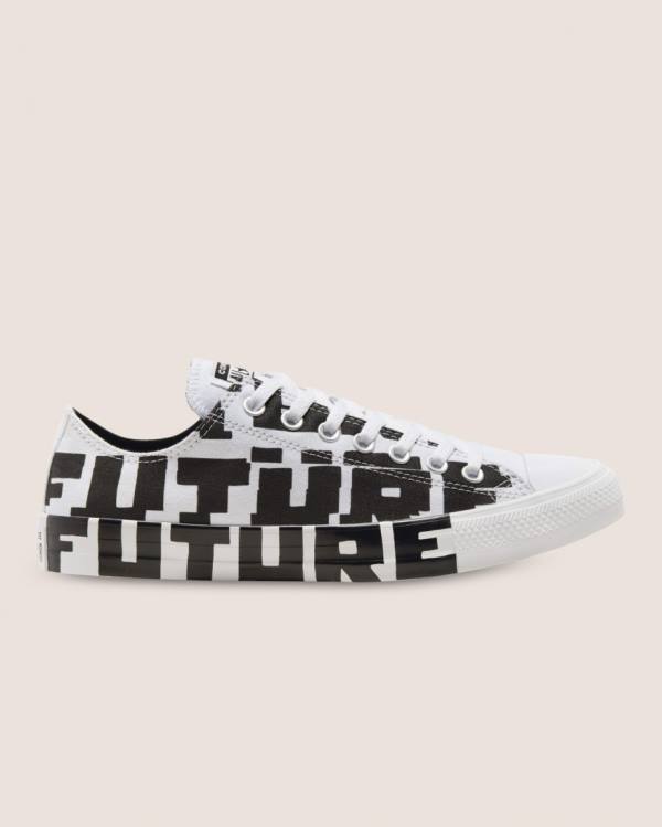 Converse Chuck Taylor All Star Create Future Low Tops Shoes Black White | CV-673ADJ