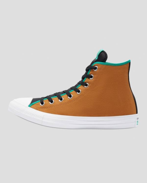 Converse Chuck Taylor All Star Digital Terrain High Tops Shoes Brown Green | CV-420SWL