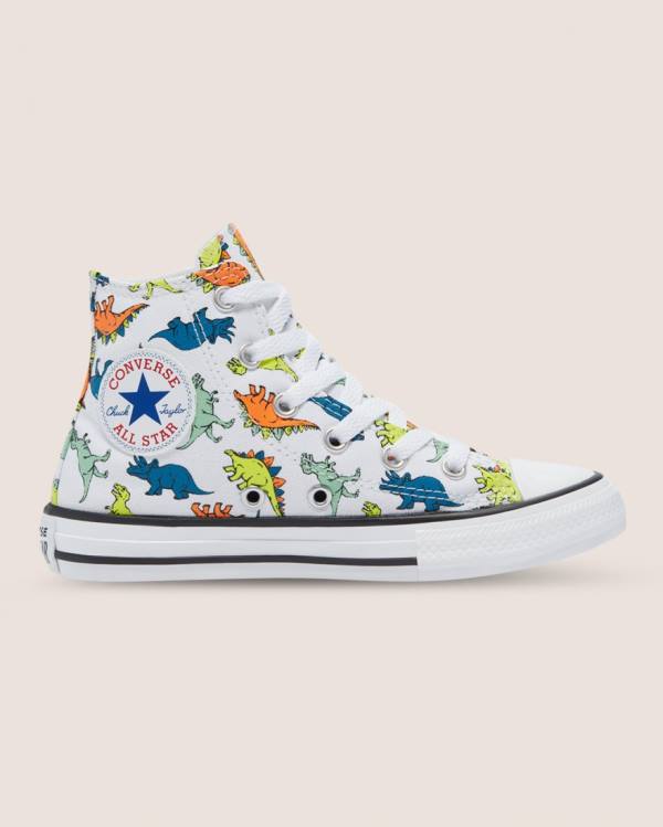 Converse Chuck Taylor All Star Dinoverse High Tops Shoes White | CV-108BMV