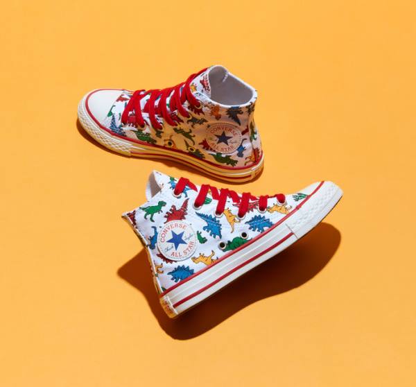 Converse Chuck Taylor All Star Dinoverse High Tops Shoes White / Red / Blue | CV-306UNJ