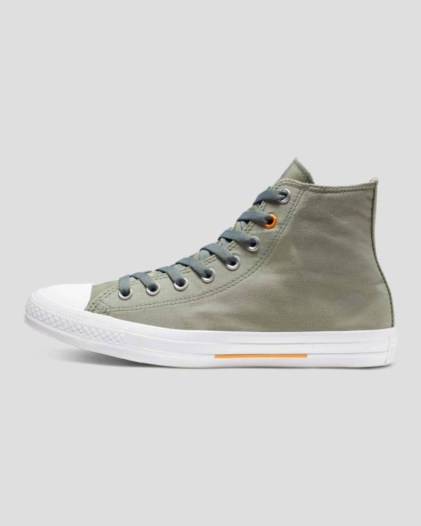 Converse Chuck Taylor All Star Flight School High Tops Shoes Green | CV-326YFA