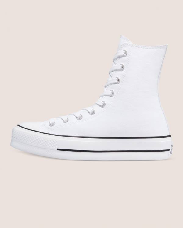 Converse Chuck Taylor All Star Lift X High Tops Shoes White | CV-759WMS