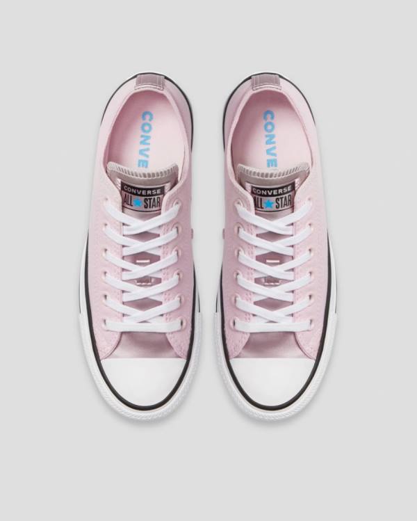 Converse Chuck Taylor All Star Mono Metallic Low Tops Shoes Pink | CV-143HGC