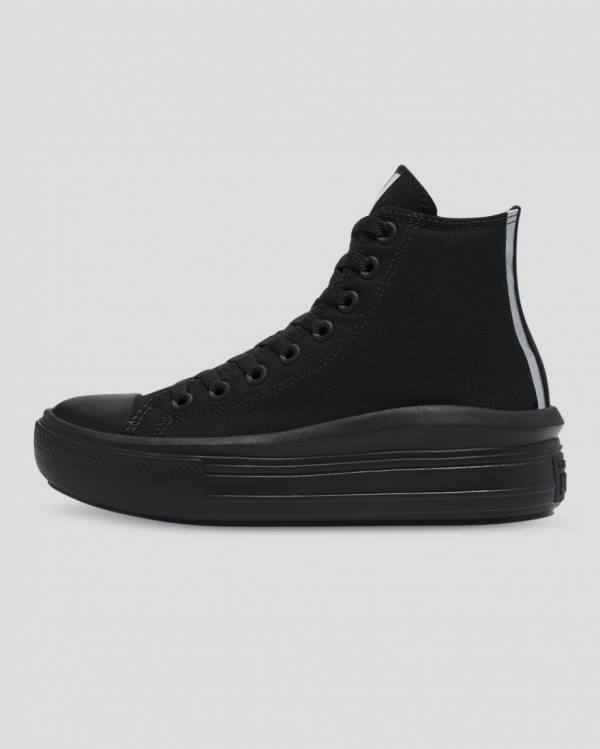 Converse Chuck Taylor All Star Move Festival Platform High Tops Shoes Black | CV-176WXB