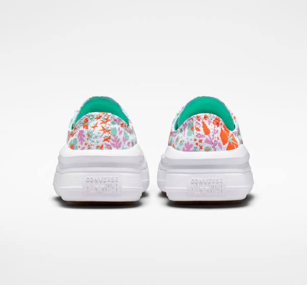 Converse Chuck Taylor All Star Move Platform Paper Floral Low Tops Shoes White / Light | CV-923SPN