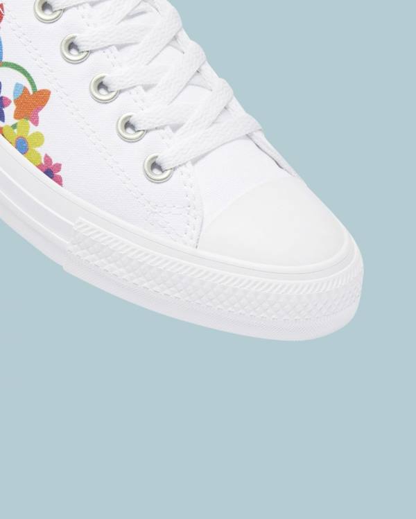 Converse Chuck Taylor All Star Pride Low Tops Shoes White | CV-368OIV