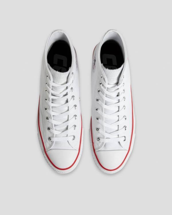 Converse Chuck Taylor All Star Pro Canvas High Tops Shoes White | CV-153YPD