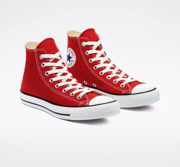 Converse Chuck Taylor All Star Red High Tops Shoes Red | CV-583EGN