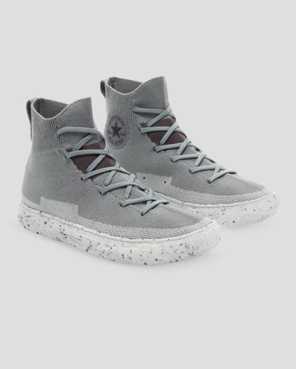 Converse Chuck Taylor All Star Renew Crater Knit High Tops Shoes Grey | CV-274NFR