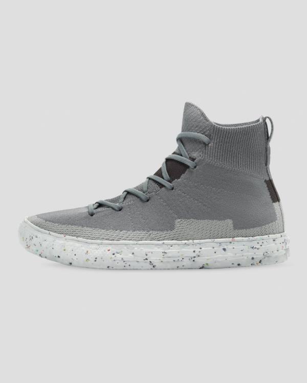 Converse Chuck Taylor All Star Renew Crater Knit High Tops Shoes Grey | CV-274NFR