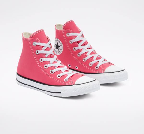 Converse Chuck Taylor All Star Seasonal Color High Tops Shoes Pink | CV-290HFQ