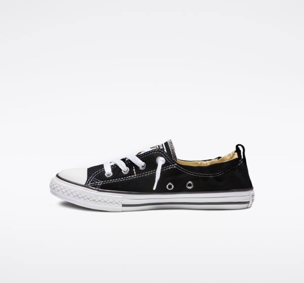 Converse Chuck Taylor All Star Shoreline Slip Low Tops Shoes Black | CV-128HUB